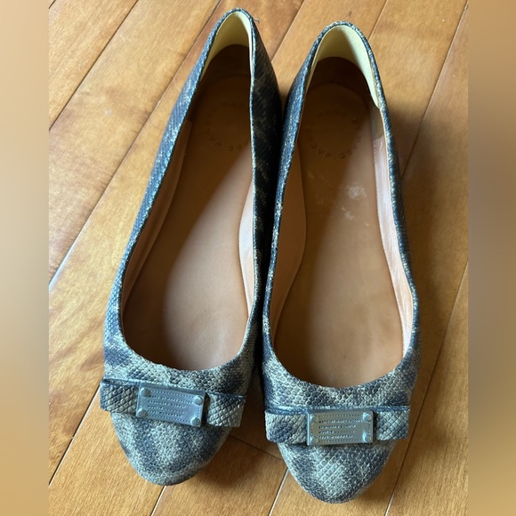 Marc Jacobs Ballerina Flats Leopard Print Size US 7.5 - Picture 1 of 6